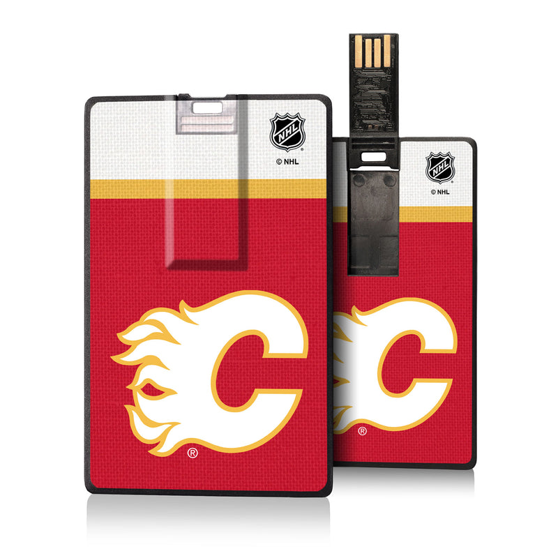 Calgary Flames Stripe Credit Card USB Drive 32GB