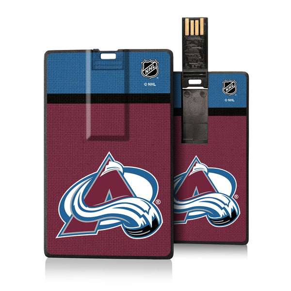 Colorado Avalanche Stripe Credit Card USB Drive 32GB