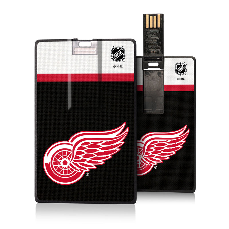 Detroit Red Wings Stripe Credit Card USB Drive 32GB