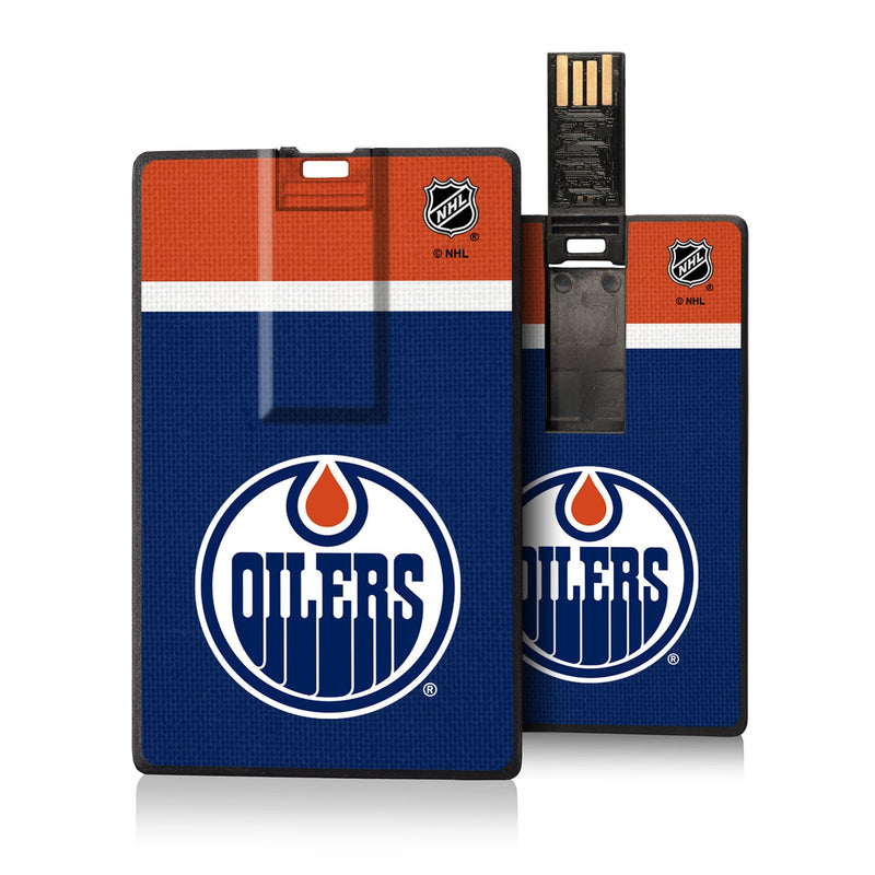 Edmonton Oilers Stripe Credit Card USB Drive 32GB