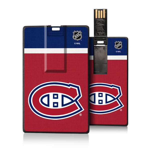 Montreal Canadiens Stripe Credit Card USB Drive 32GB