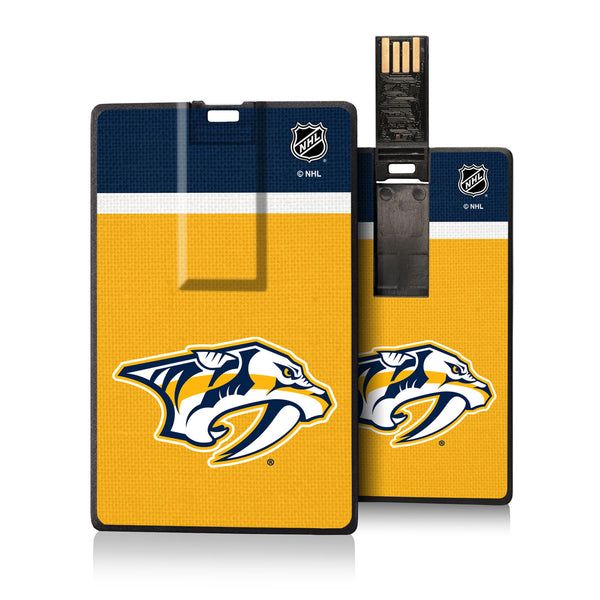 Nashville Predators Stripe Credit Card USB Drive 32GB