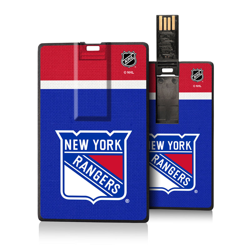 New York Rangers Stripe Credit Card USB Drive 32GB