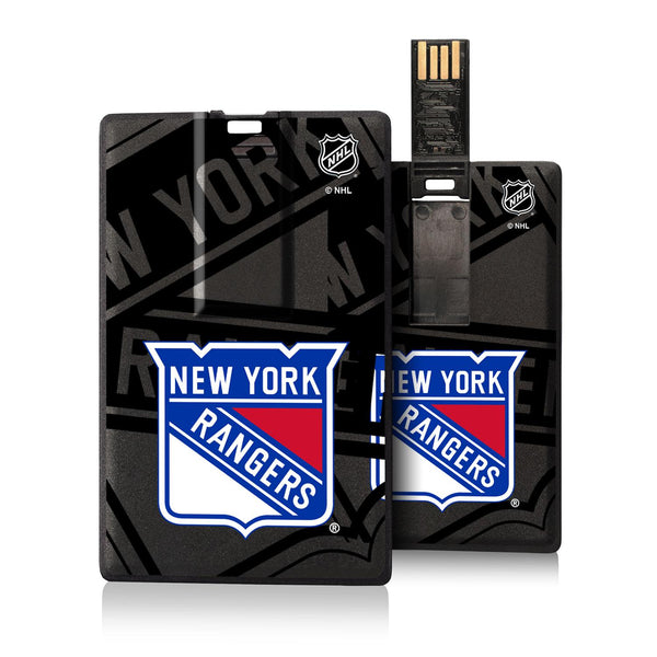 New York Rangers Tilt Credit Card USB Drive 32GB