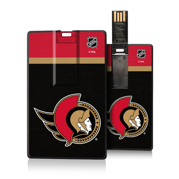 Ottawa Senators Stripe Credit Card USB Drive 32GB