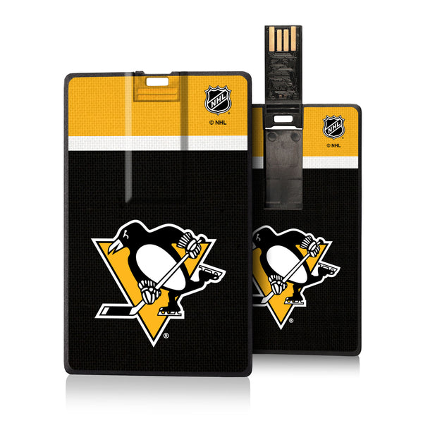 Pittsburgh Penguins Stripe Credit Card USB Drive 32GB