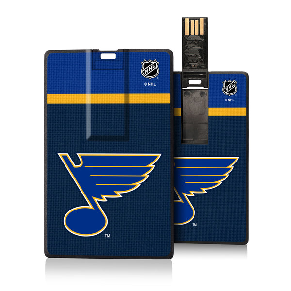 St. Louis Blues Stripe Credit Card USB Drive 32GB
