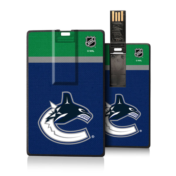Vancouver Canucks Stripe Credit Card USB Drive 32GB
