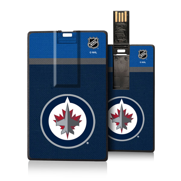 Winnipeg Jets Stripe Credit Card USB Drive 32GB