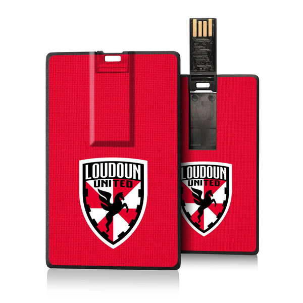 Loudoun United FC  Solid Credit Card USB Drive 32GB