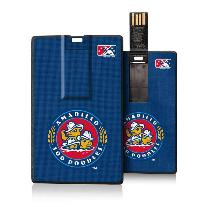 Amarillo Sod Poodles Solid Credit Card USB Drive 32GB