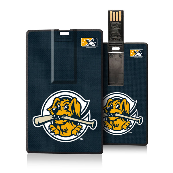 Charleston RiverDogs Solid Credit Card USB Drive 16GB