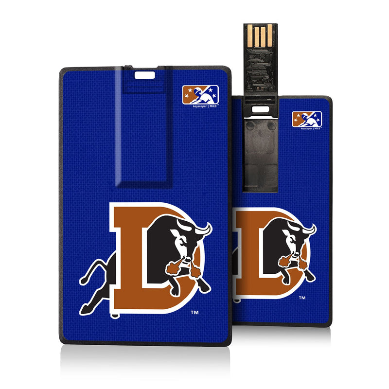 Durham Bulls Solid Credit Card USB Drive 16GB