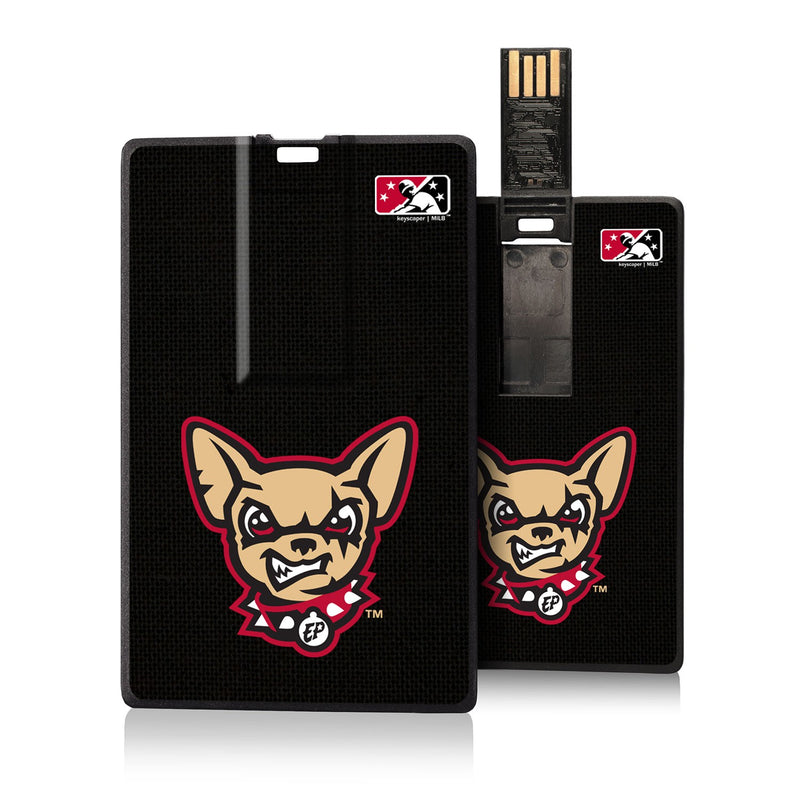 El Paso Chihuahuas Solid Credit Card USB Drive 16GB