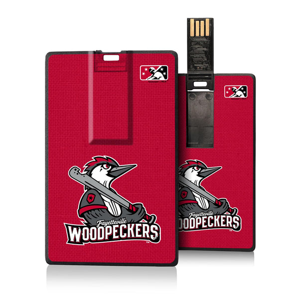 Fayetteville Woodpeckers Solid Credit Card USB Drive 32GB