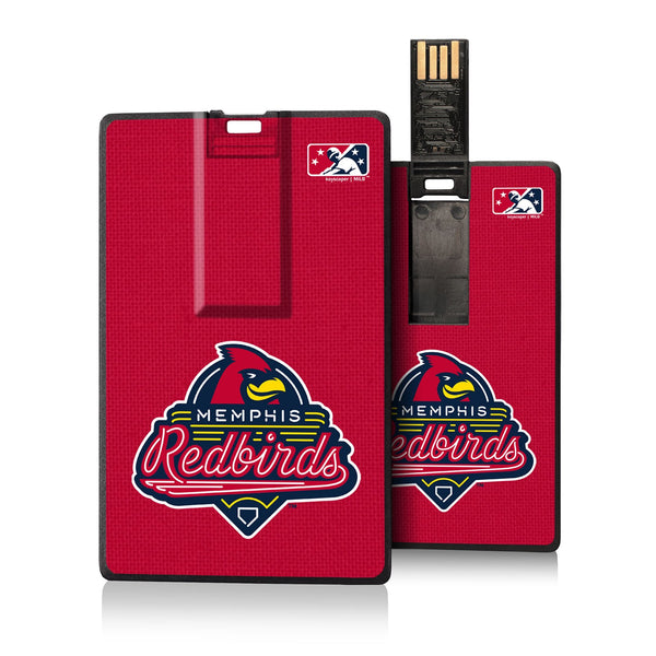 Memphis Redbirds Solid Credit Card USB Drive 32GB