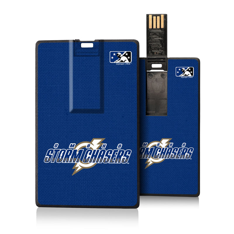 Omaha Storm Chasers Solid Credit Card USB Drive 32GB