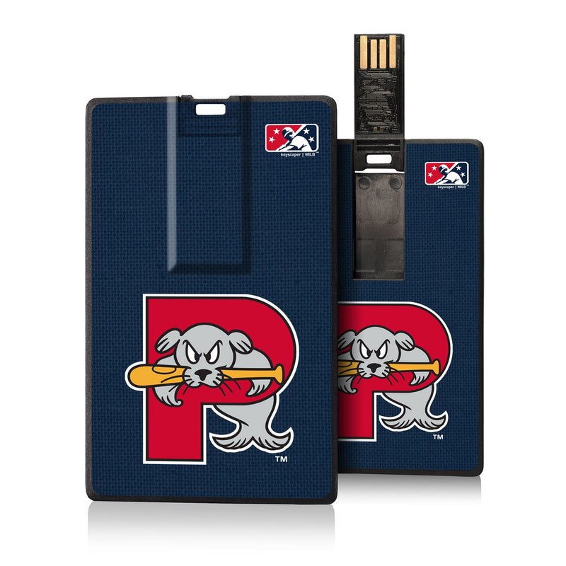 Portland Sea Dogs Solid Credit Card USB Drive 16GB