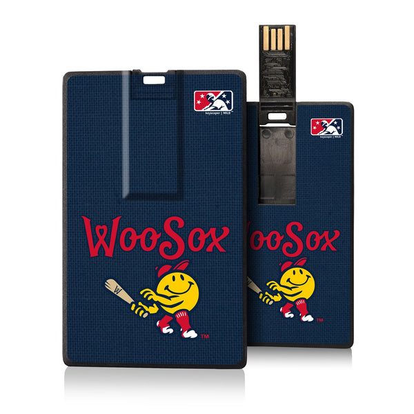 Worcester Red Sox Solid Credit Card USB Drive 32GB