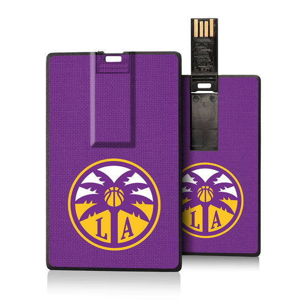 Los Angeles Sparks Solid Credit Card USB Drive 32GB