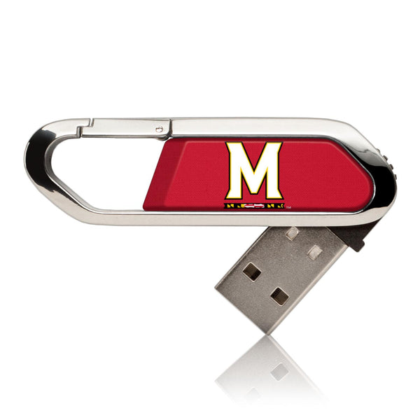 Maryland Terrapins Solid USB 32GB Clip Style Flash Drive