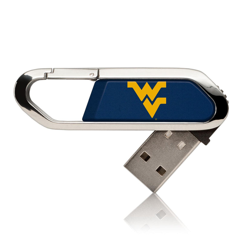 West Virginia Mountaineers Solid USB 32GB Clip Style Flash Drive