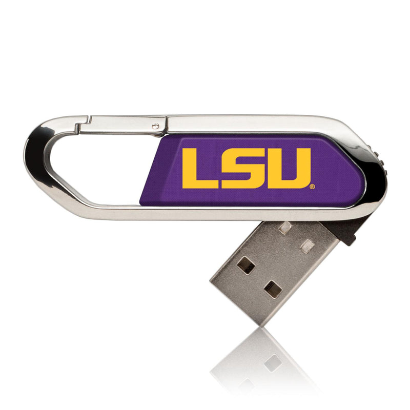Louisiana State University Tigers Solid USB 32GB Clip Style Flash Drive