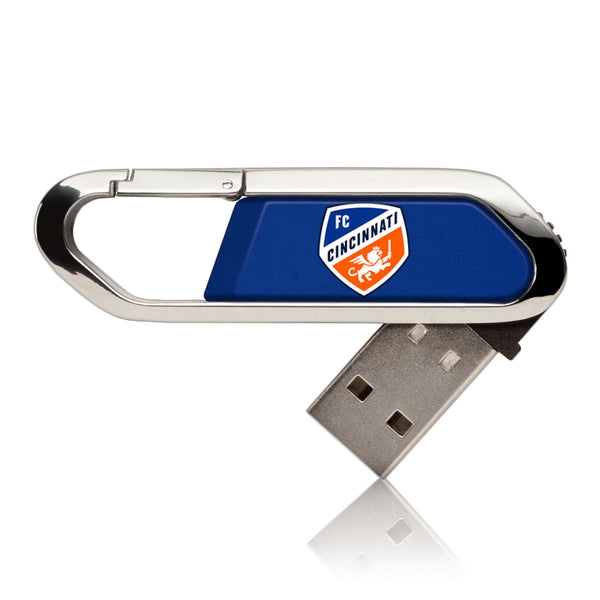 FC Cincinnati  Solid USB 32GB Clip Style Flash Drive