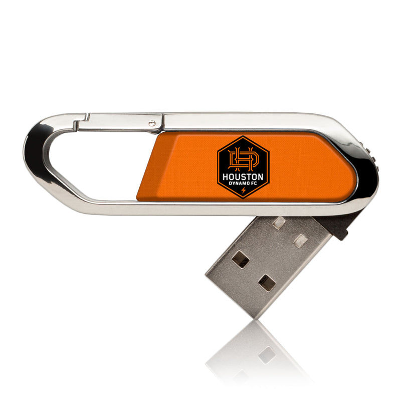 Houston Dynamo  Solid USB 32GB Clip Style Flash Drive