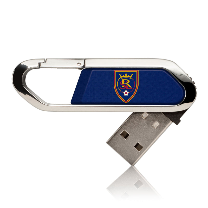 Real Salt Lake   Solid USB 32GB Clip Style Flash Drive