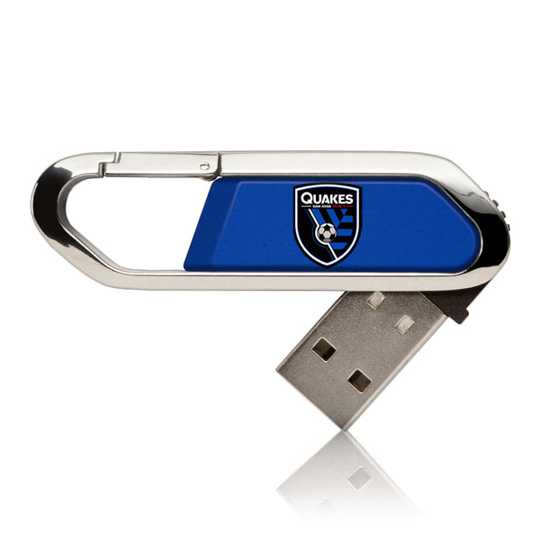 San Jose Earthquakes   Solid USB 32GB Clip Style Flash Drive