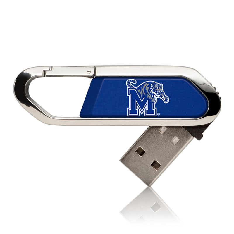 Memphis Tigers Solid USB 32GB Clip Style Flash Drive