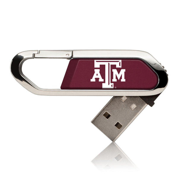 Texas A&M Aggies Solid USB 32GB Clip Style Flash Drive