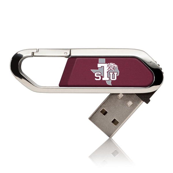 Texas Southern Tigers Solid USB 32GB Clip Style Flash Drive