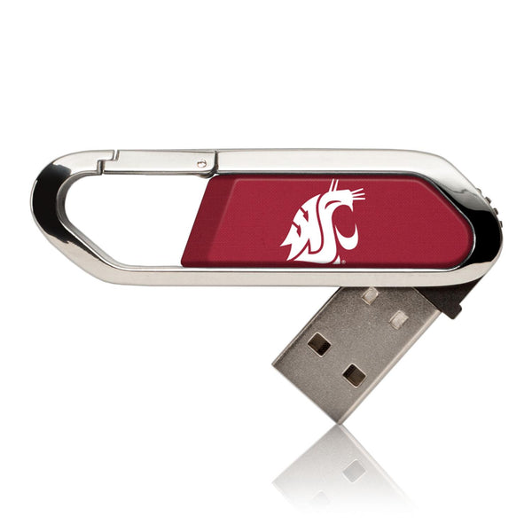 Washington State Cougars Solid USB 32GB Clip Style Flash Drive