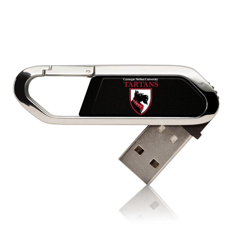 Carnegie Mellon Tartans Solid USB 32GB Clip Style Flash Drive
