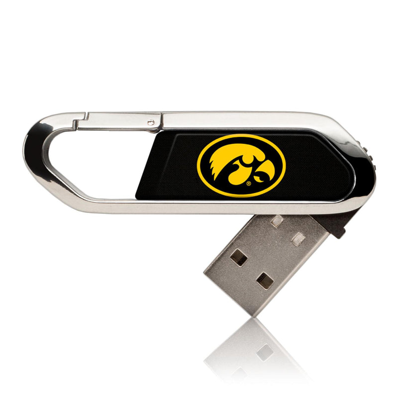 Iowa Hawkeyes Solid USB 32GB Clip Style Flash Drive