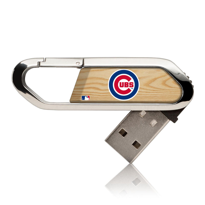 Chicago Cubs Wood Bat USB 32GB Clip Style Flash Drive