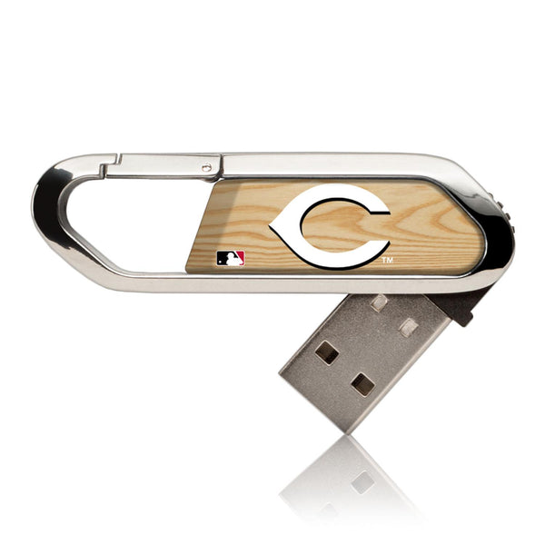 Cincinnati Reds Wood Bat USB 32GB Clip Style Flash Drive