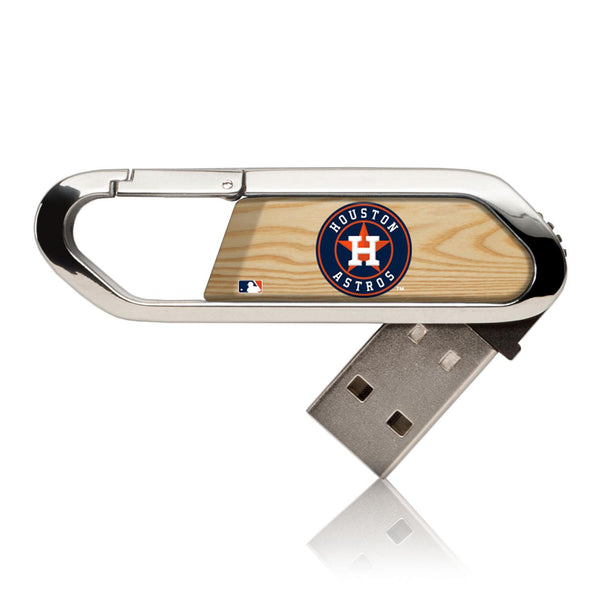Houston Astros Wood Bat USB 32GB Clip Style Flash Drive