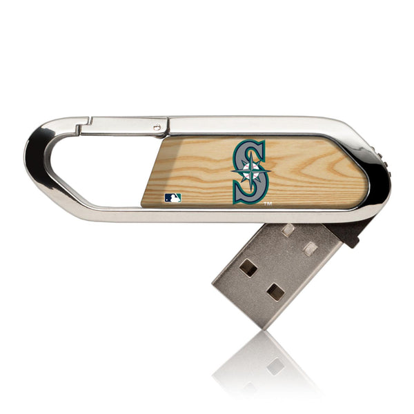 Seattle Mariners Wood Bat USB 32GB Clip Style Flash Drive