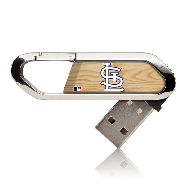 St Louis Cardinals Wood Bat USB 32GB Clip Style Flash Drive