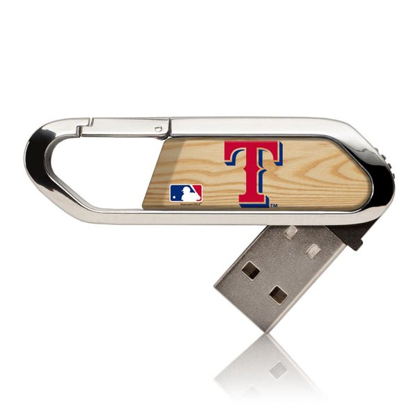 Texas Rangers Wood Bat USB 32GB Clip Style Flash Drive