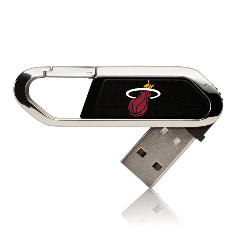 Miami Heat Solid USB 32GB Clip Style Flash Drive