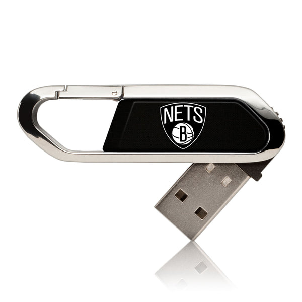 Brooklyn Nets Solid USB 32GB Clip Style Flash Drive