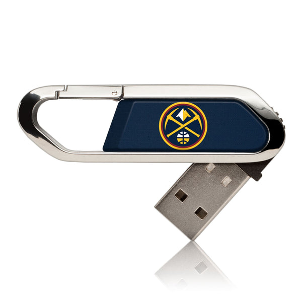 Denver Nuggets Solid USB 32GB Clip Style Flash Drive