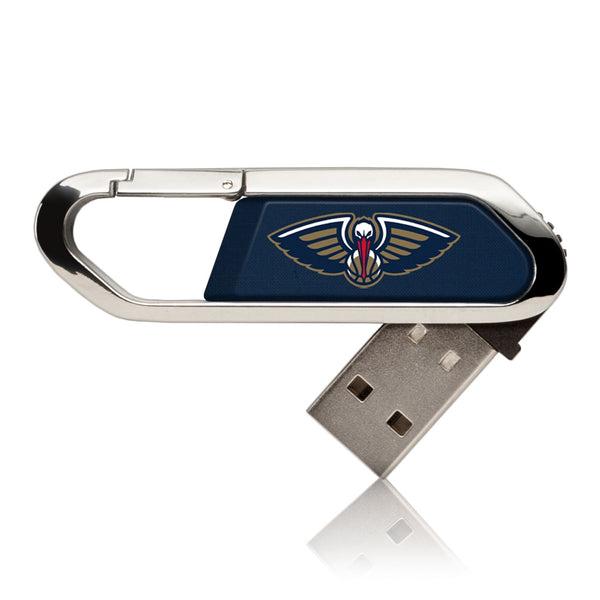 New Orleans Pelicans Solid USB 32GB Clip Style Flash Drive
