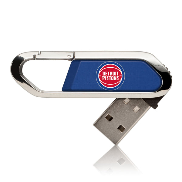 Detroit Pistons Solid USB 32GB Clip Style Flash Drive