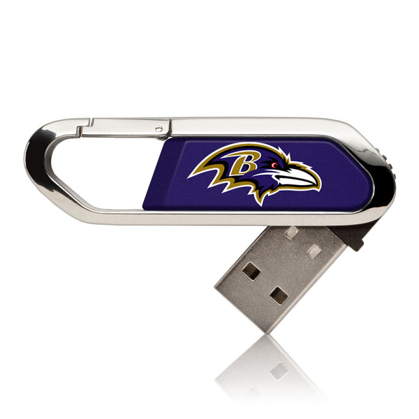 Baltimore Ravens Solid USB 16GB Clip Style Flash Drive