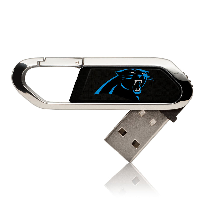 Carolina Panthers Solid USB 16GB Clip Style Flash Drive